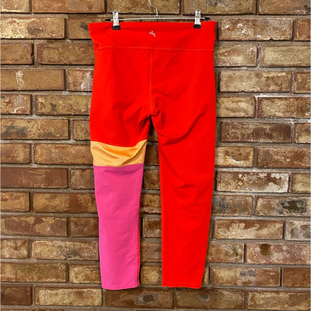 Joylab 3/4 Color Block Leggings Size Medium - image 6